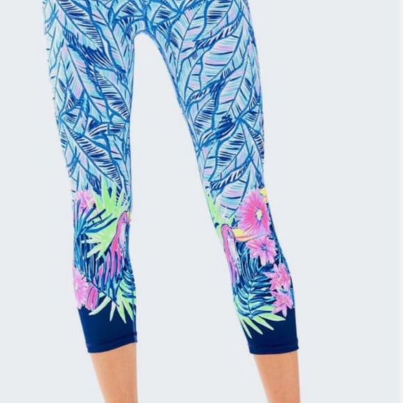 Lilly Pulitzer LETS MANGO JOLENE LEGGINGS XS - Picture 1 of 9